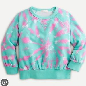 Crew cuts, tie-dye sweatshirt